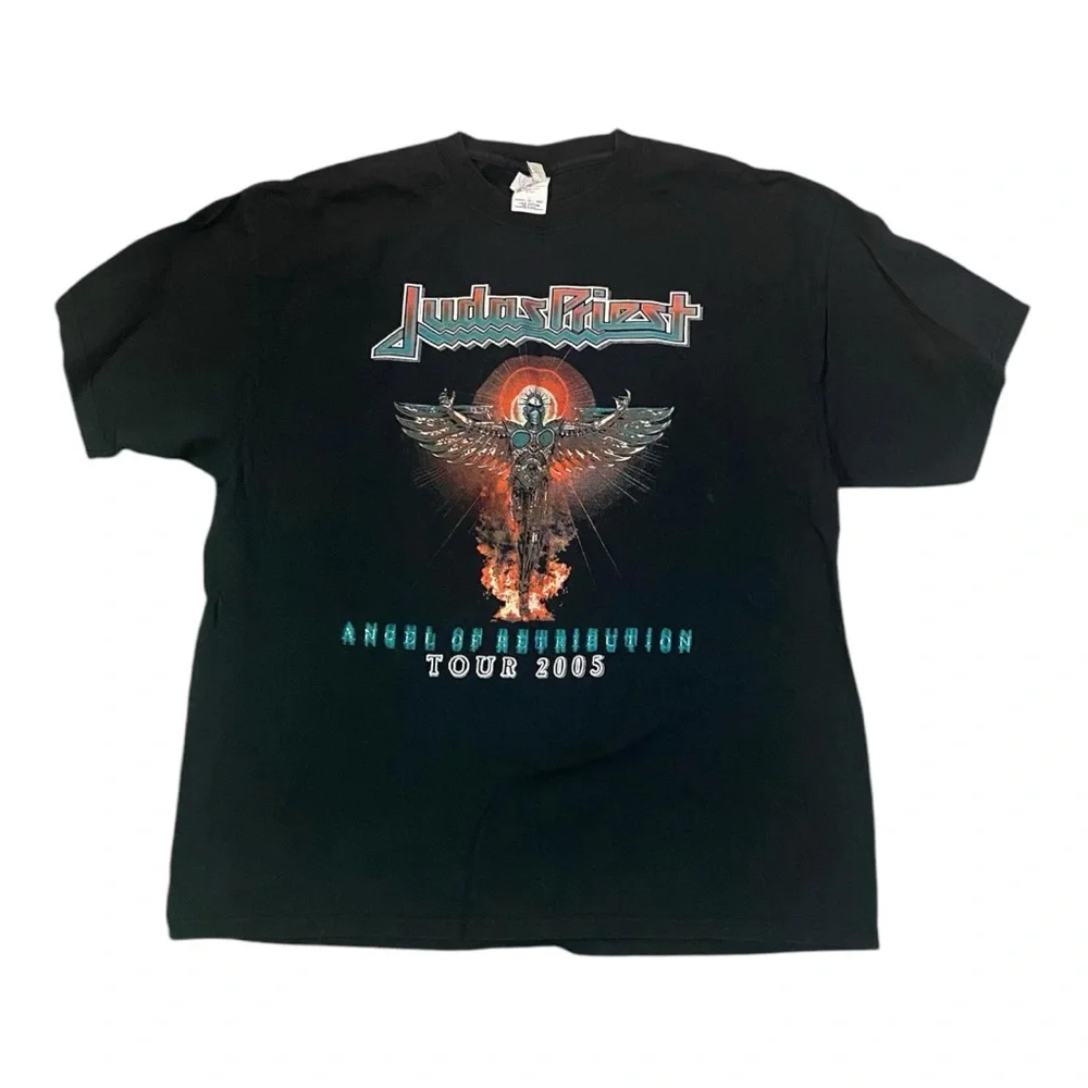 Judas Priest Angel of Retribution Tour 2005‎ band Tee shirt 🤘🏻 SZ XL